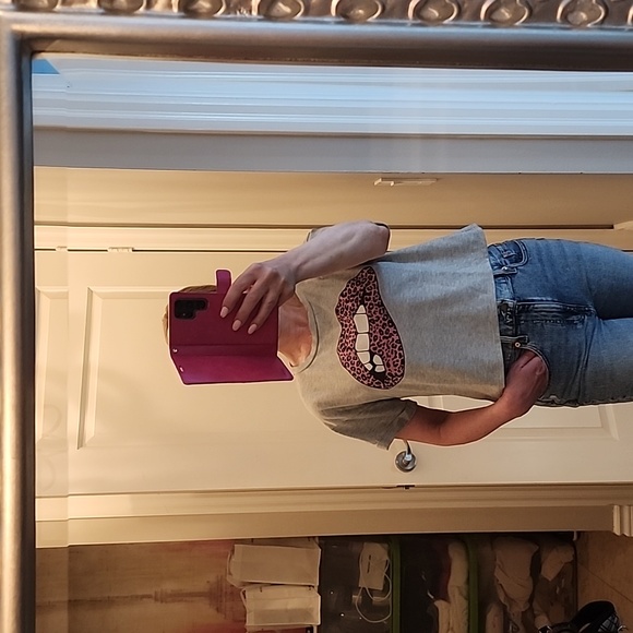 Top with Lip Gray Size S - Picture 4 of 9